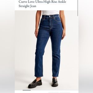 Abercrombie Ankle Straight Curve Love Jeans NWOT